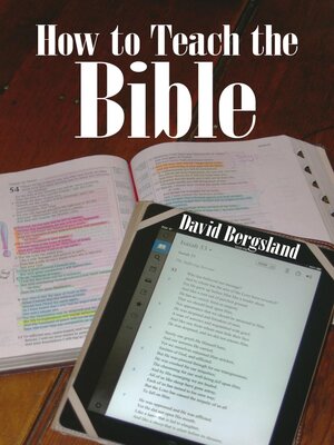 cover image of How to Teach the Bible